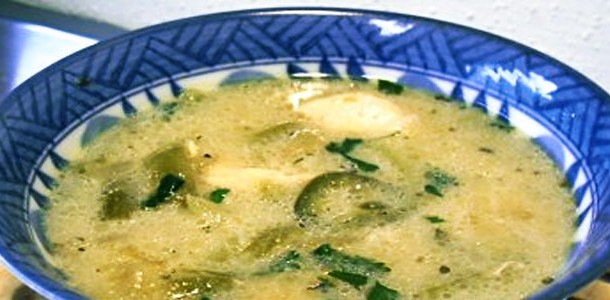 Green Chili with Chicken Soup